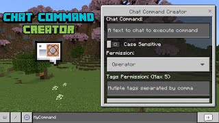 Chat Command Creator | This addon lets you create custom chat command