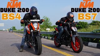 Duke 200 BS7 vs Duke 200 BS4 Drag Race, 