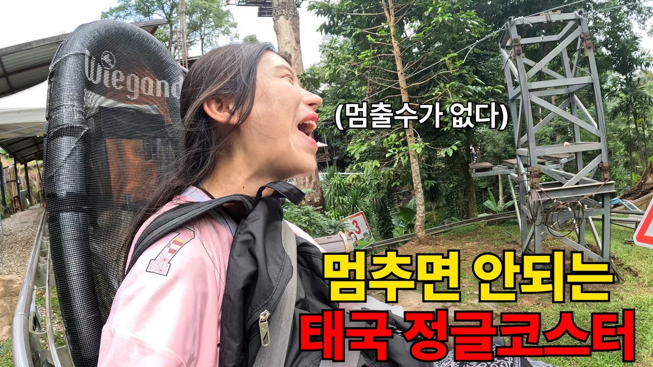 태국 치앙마이 멈추면 안되는 정글코스터 체험하기