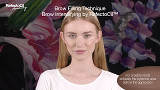 RefectoCil Intense Brow[n]s Brow Filling Technique with Chocolate Brown - Short version