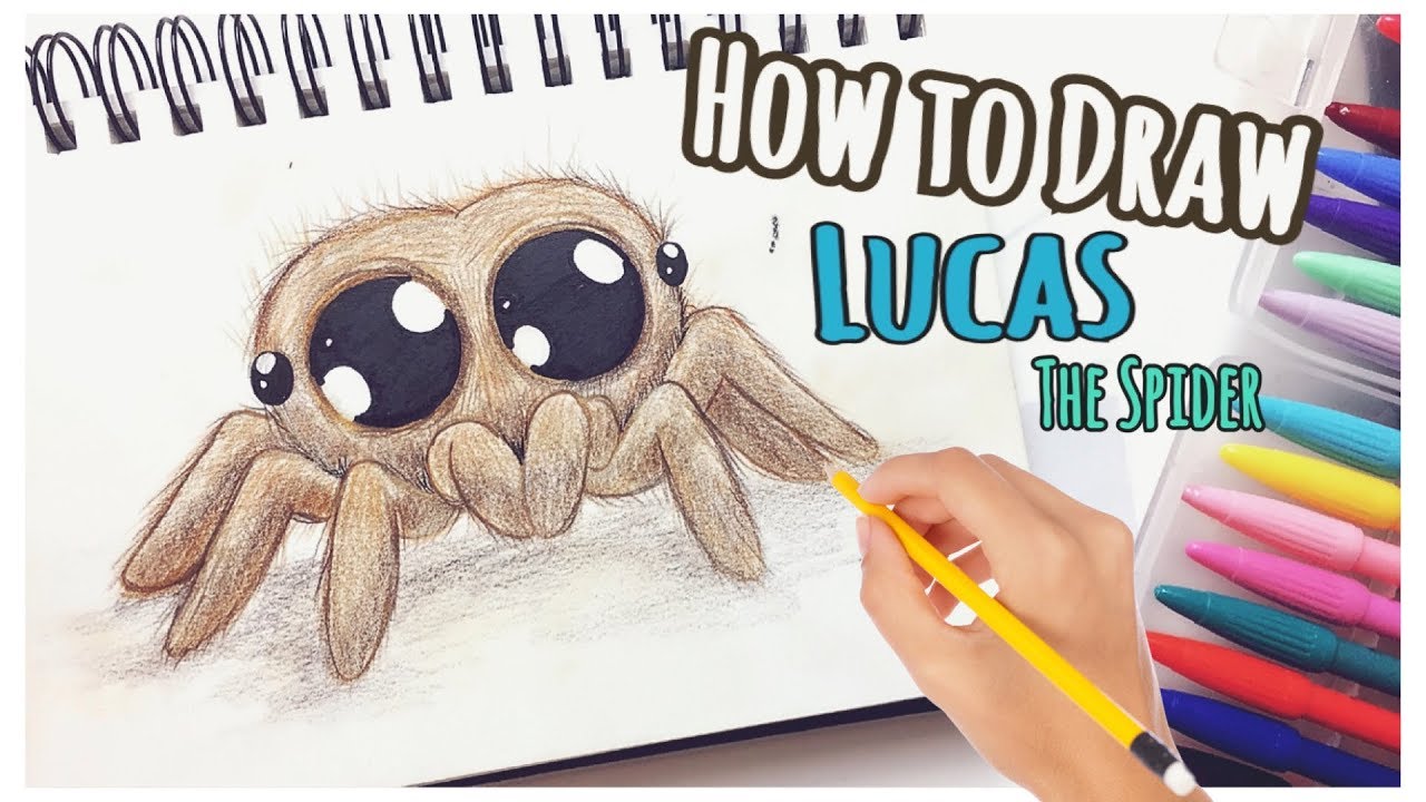 HOW to DRAW - LUCAS the SPIDER! (Cute & Easy)???? - YouTube