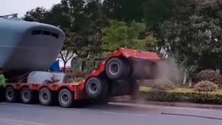 Extremly operation of heavy duty  truck---Win& Fail Compilation