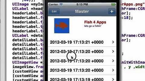 iPhone Xcode Adding Cell Table Headers Images Text Using Code