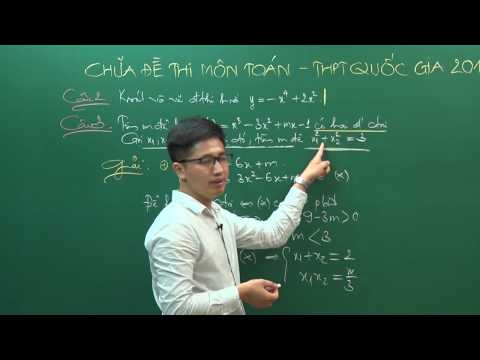 Thi THPTQG - Đề thi THPTQG 2016 - Thầy Nguyễn Thanh Tùng - Giải đề môn Toán (P1)