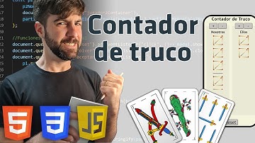 Creá un contador de puntos para jugar al truco con HTML CSS y Javascript