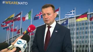 Szef Mon Na Spotkaniu Ministrów Obrony Nato W Brukseli