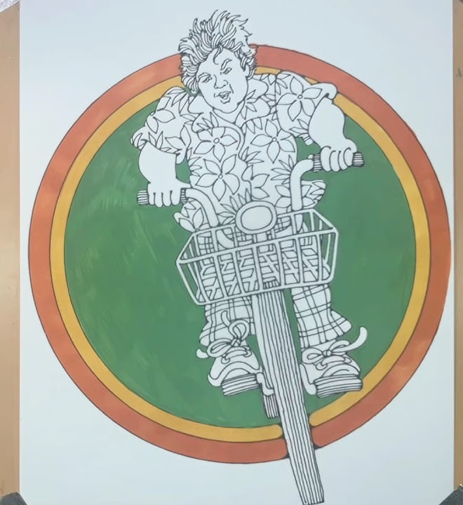 Chunk Rides On! #adultcoloringart #goonies #80smovies #gooniesneversaydie #1985