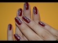 Маникюр бардо / Nail art / Manicure burgundy color