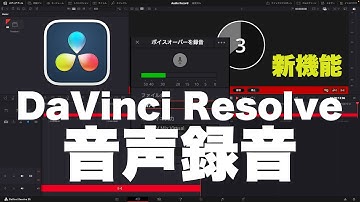 【新機能】DaVinci Resolve 20でマイクから音声を直接録音する方法【2025年最新】