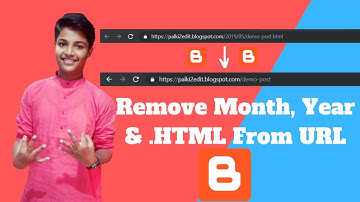 [Script] How To Remove Month, Year & .HTML From Blogger’s URL - 2019 | Hindi