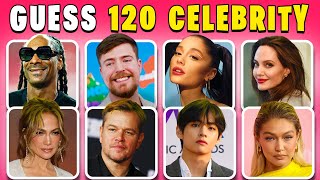 🔥🎥Guess The Celebrity In 3 Seconds | 120 Famous People | Ultimate Quiz Challenge 2024