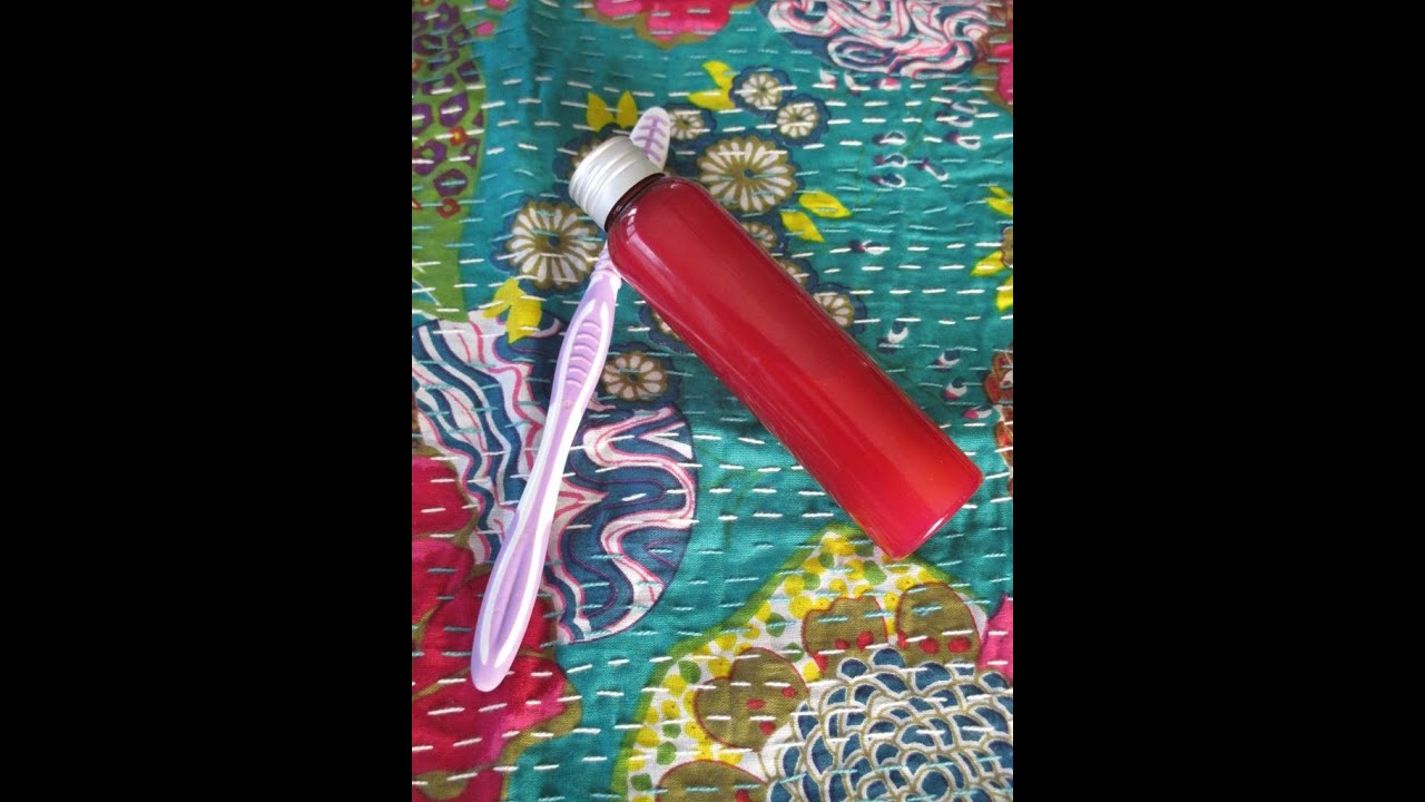♥ DIY: Bain de bouche aux huiles essentielles - YouTube