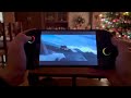 AyaNeo 2 Forza Horizon 5 Christmas gameplay POV