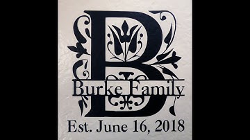 How to use the Regal Split Monogram Font in Sure Cuts A Lot