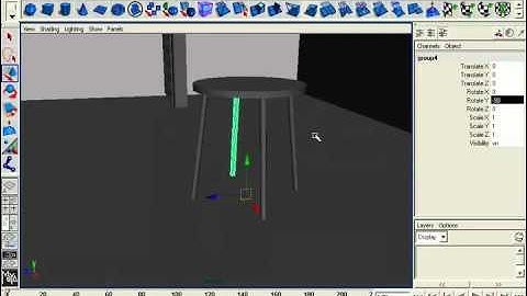 Maya Project Part 17: Building the Stool