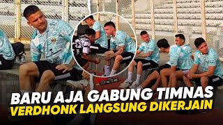 Tiba-Tiba Nongol Di Latihan Timnas !! Sambutan Untuk Calvin Verdhonk di Sesi TC Indonesia vs Irak