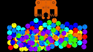 The Pacman Sorter Marbles Race ASRM in Algodoo