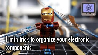 How to easily organize your electronic components