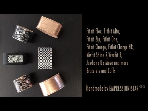 How to Wear Fitbit Flex Fitbit Alta Fitbit Charge HR Misfit Shine Empressionistar Cuff & Bracelets