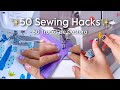 50 sewing hackstrucos de costura