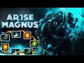 Dota 2 ar1se magnus insane plays hard doubledown win big plays and rough loss 