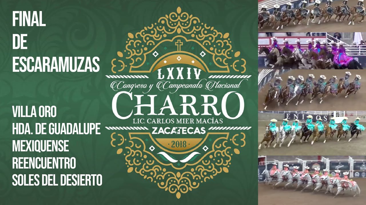 Gran Final de Escaramuzas 2018 | LXXIV Congreso y Campeonato Nacional Charro 