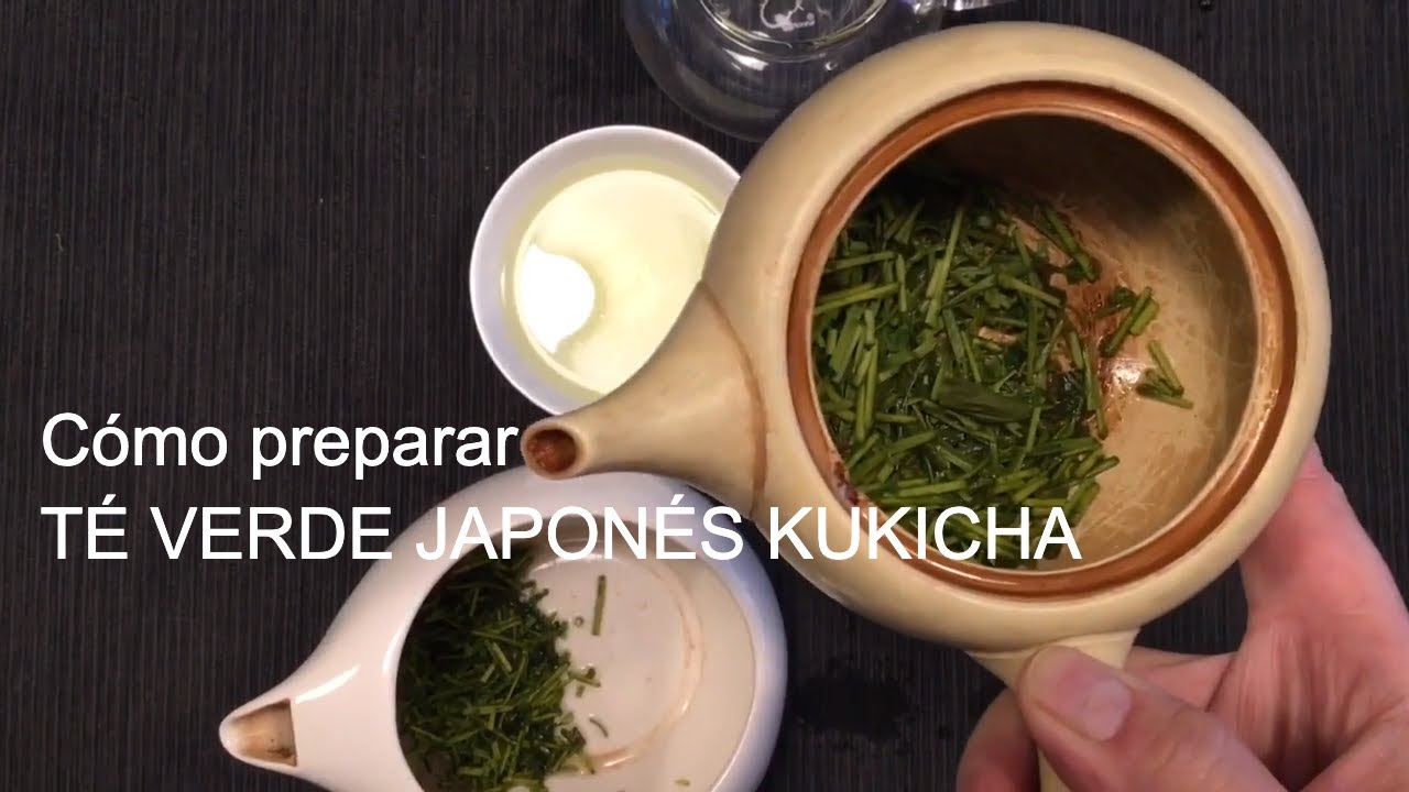 Comparación de las preparaciones de té verde Japonés Kukicha