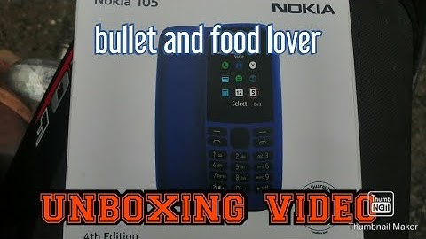 nokia 108 unboxing video