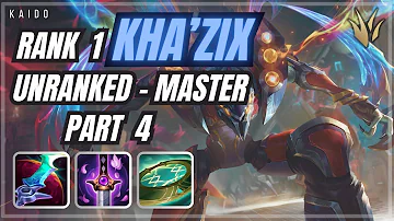 [Rank 1 Kha'zix] How to Carry in low elo with MULTIPLE Griefers on Kha'zix S14 | Kaido w/ Commentary