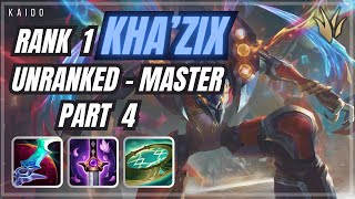 [Rank 1 Kha'zix] How to Carry low elo games on Kha'zix | Unranked to Master | Kaido in Platinum