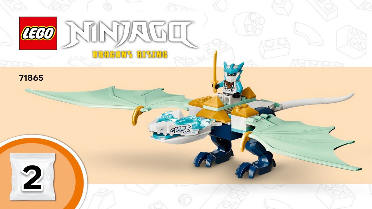 🍀 LEGO instructions 🍀 Ninjago 🍀 71865 🍀 Zane's Ice Dragon