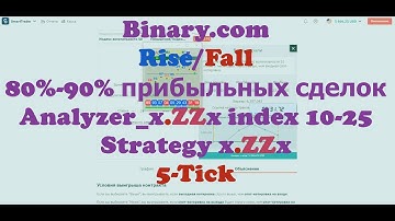 Binary com  index 10 Analyzer xZZxx Стратегия xZZx 5 Тик