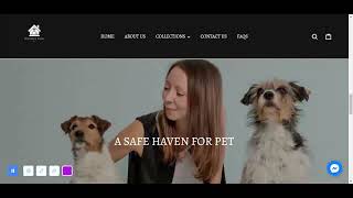 Shopify pet store design