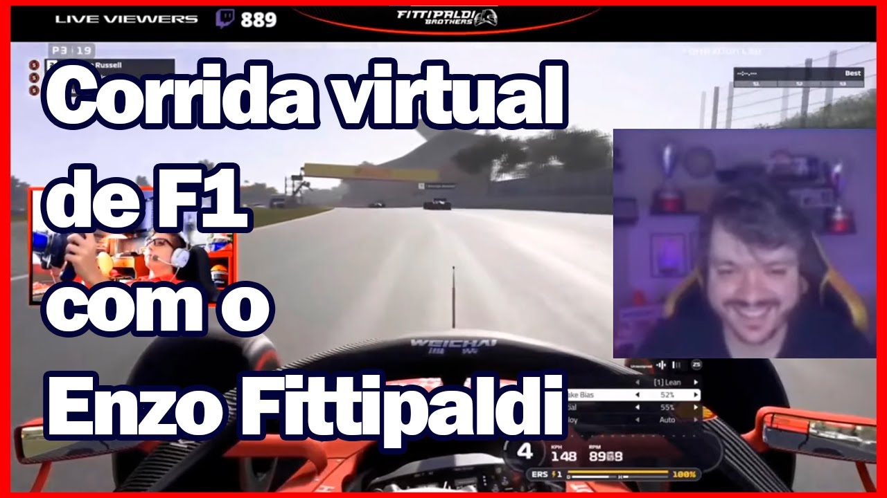 Gaules narra corrida de Enzo Fittipaldi (feat. Velho Vamp