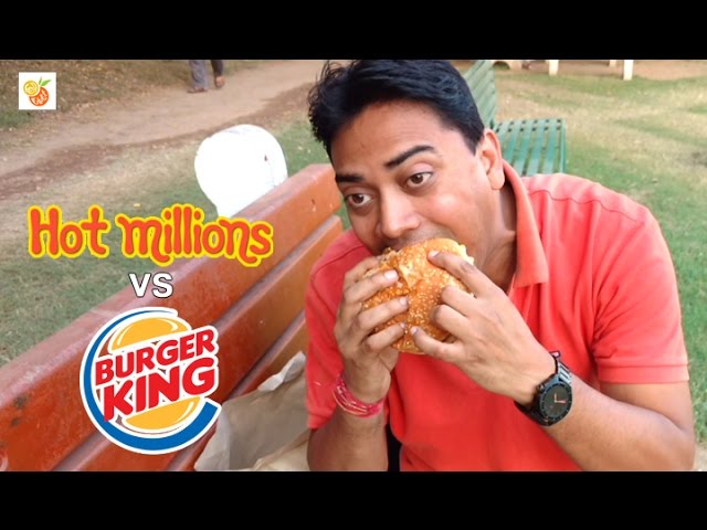 Chicken Burger HOT MILLIONS Vs BURGER KING | Food Fatafat