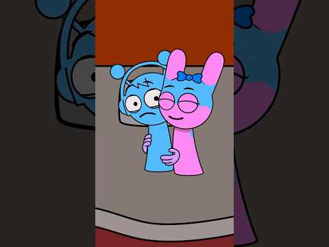 I'm so Cold! 🥶 – Pinki and Oren 💕 Incredibox Sprunki animation meme #shorts