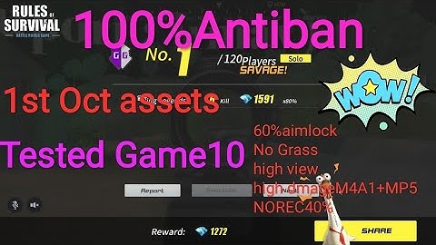 1st Oct Assets antiban100% safe Aimlock High Dmage