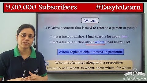 Who, Whom and Whose | Relative Pronoun | Difference | CBSE | NCERT | ICSE