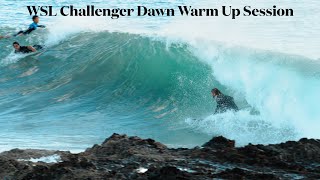 WSL Dawn Warm Up Session - Snapper Rocks - 28 April 2024