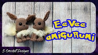 Eevee Amigurumi FREE CROCHET TUTORIAL Pokemon