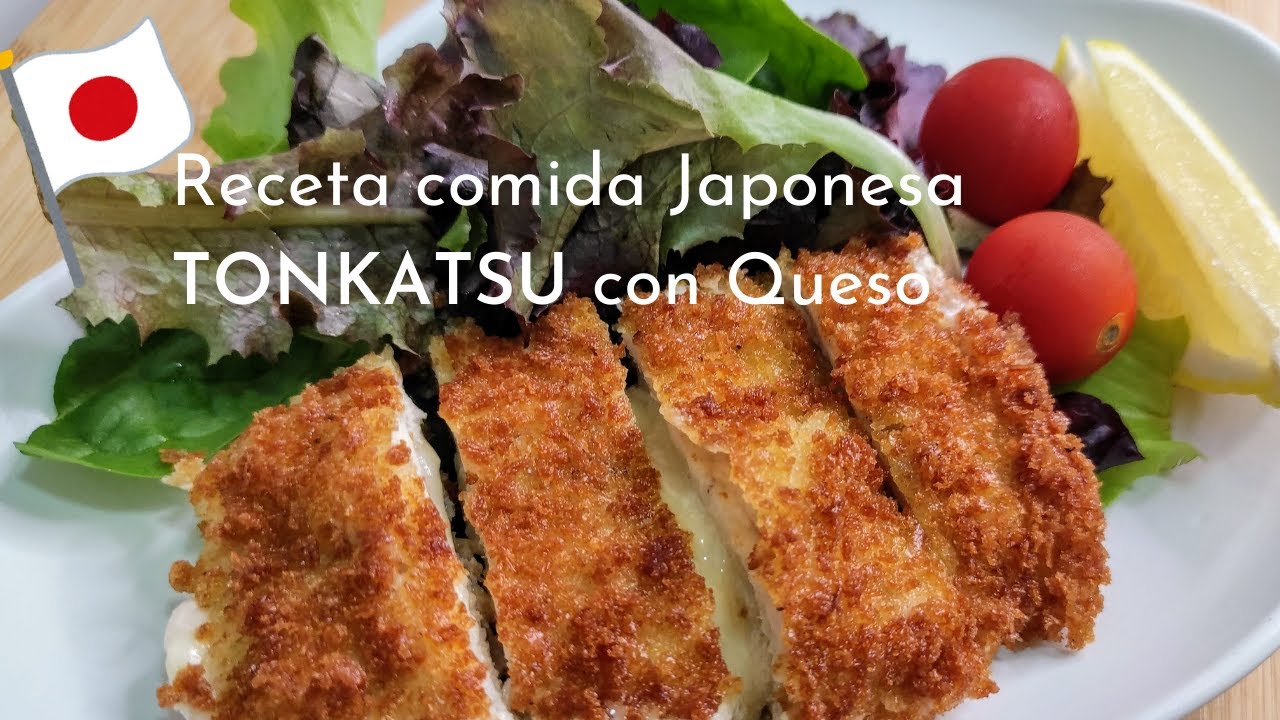RECETA TONKATSU CERDO FRITO CON QUESO |Comida Japonesa FÁCILE