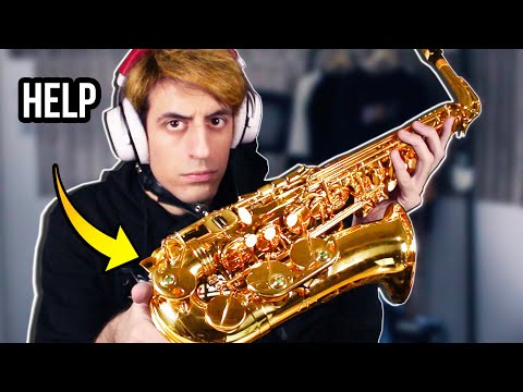 I play the SAXOPHONE for the first time EVER