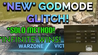 WARZONE *NEW* GODMODE GLITCH!! SOLO METHOD!! SEASON 4!!!