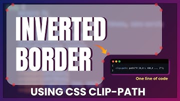 Create an inverted border using CSS clip-path