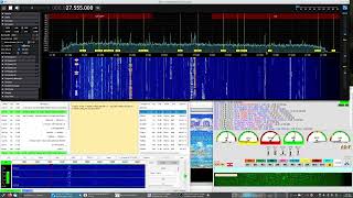 CB (11m) Screen recording with an attic inverted v + airspy hf+