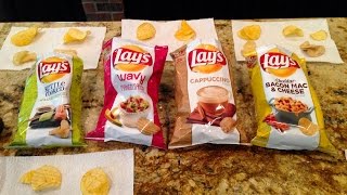Family Taste Test of the 4 Flavors for the Lay's Contest