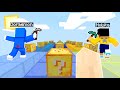 MINECRAFT 1v1v1 LUCKY BLOCK RACE!