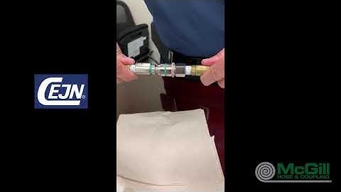 Cejn Dry Disconnect Non-Drip Quick Couplings Demo | McGill Hose & Coupling