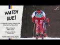 Live u23 fis nordic jwsc championships 2024  10km classic men