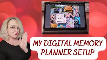 Setting up my digital memory planner !